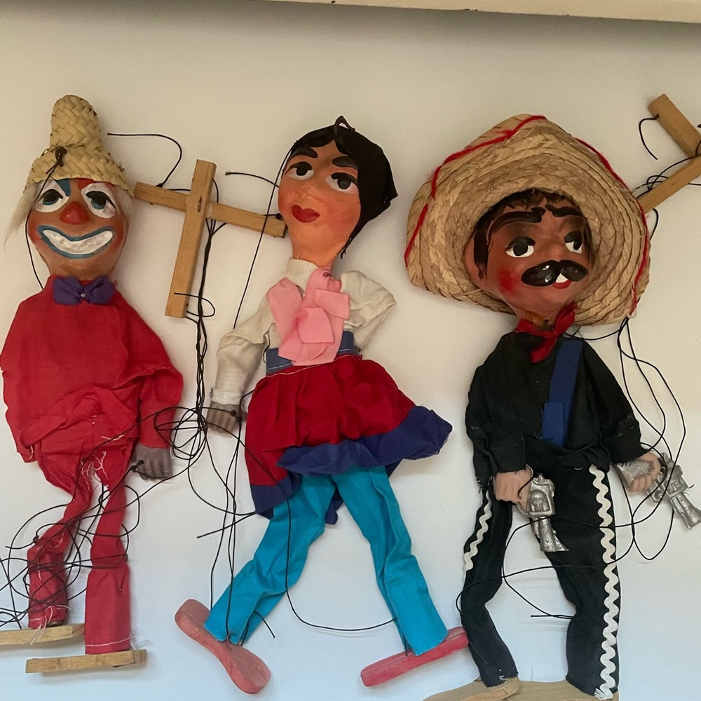Mariachi Mexican Marionette Puppets